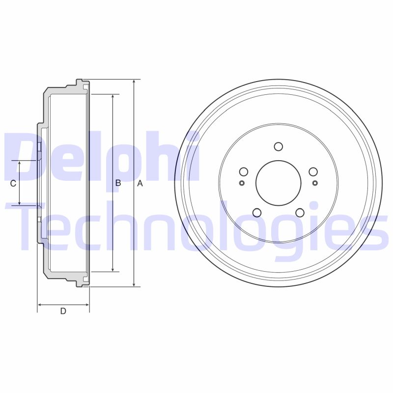Brake Drum (BF586)