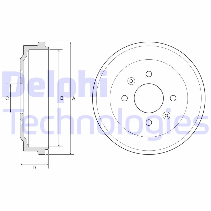 Brake Drum (BF570)