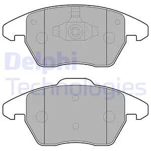 Brake Pad Set, disc brake (LP1904)