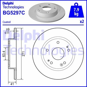 Brake Disc (BG5297C)