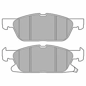 Brake Pad Set, disc brake (LP3643)