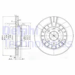 Brake Disc (BG3806)