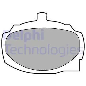 Brake Pad Set, disc brake (LP34)