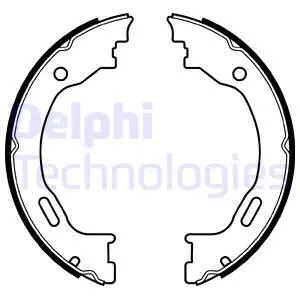 Brake Shoe Set, parking brake (LS2077)
