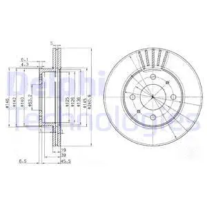 Brake Disc (BG3749)