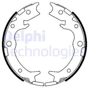 Brake Shoe Set (LS1900)