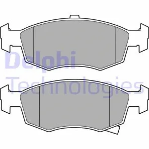 Brake Pad Set, disc brake (LP3668)