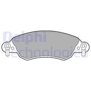 Brake Pad Set, disc brake (LP1656)