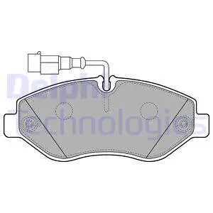 Brake Pad Set, disc brake (LP2043)