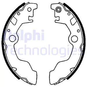 Brake Shoe Set (LS1598)