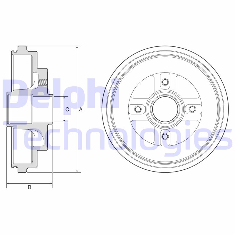 Brake Drum (BF630)