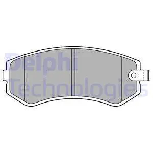 Brake Pad Set, disc brake (LP1544)