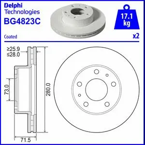 Brake Disc (BG4823C)
