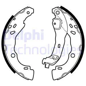 Brake Shoe Set (LS1968)