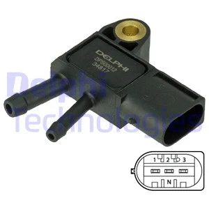 Sensor, exhaust pressure (DPS00012)