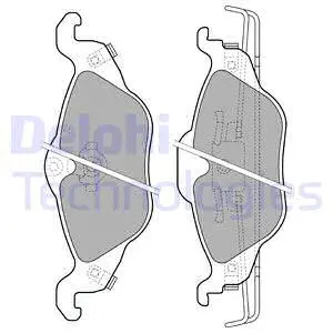 Brake Pad Set, disc brake (LP1673)