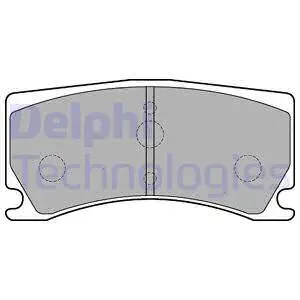 Brake Pad Set, disc brake (LP2217)