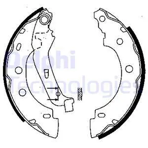 Brake Shoe Set (LS1842)