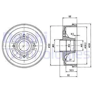 Brake Drum (BF272)
