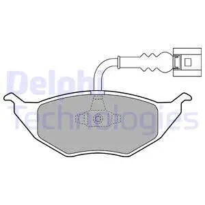 Brake Pad Set, disc brake (LP1736)