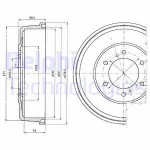 Brake Drum (BF461)