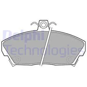 Brake Pad Set, disc brake (LP619)