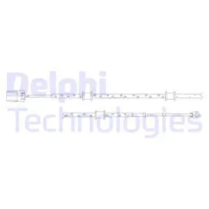 Warning Contact, brake pad wear (LZ0252)