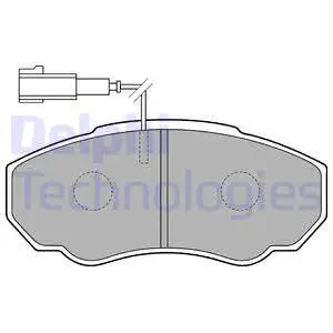 Brake Pad Set, disc brake (LP1750)