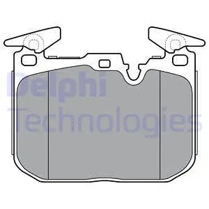 Brake Pad Set, disc brake (LP3383)