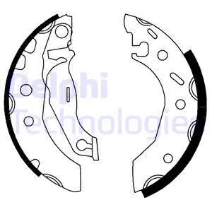 Brake Shoe Set (LS1728)