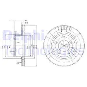 Brake Disc (BG2212)