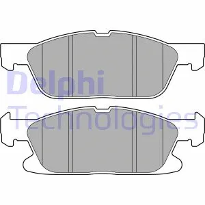 Brake Pad Set, disc brake (LP3704)
