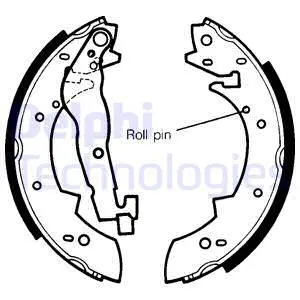 Brake Shoe Set (LS1233)
