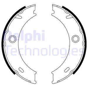 Brake Shoe Set, parking brake (LS1917)