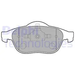 Brake Pad Set, disc brake (LP1708)