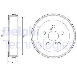Brake Drum (BF536)