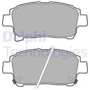 Brake Pad Set, disc brake (LP1896)