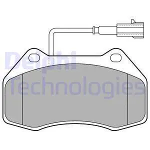 Brake Pad Set, disc brake (LP2136)