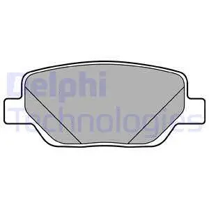 Brake Pad Set, disc brake (LP3290)