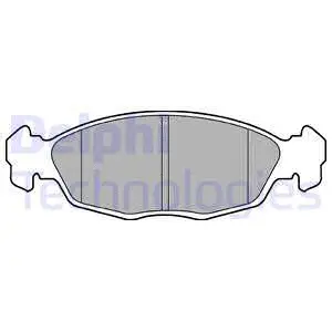 Brake Pad Set, disc brake (LP702)