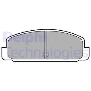 Brake Pad Set, disc brake (LP401)