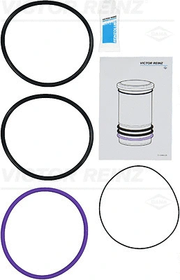 O-Ring Set, cylinder sleeve (15-76804-03)