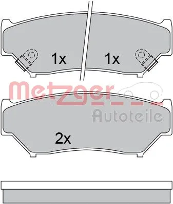 Brake Pad Set, disc brake