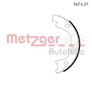 Brake Shoe Set, parking brake