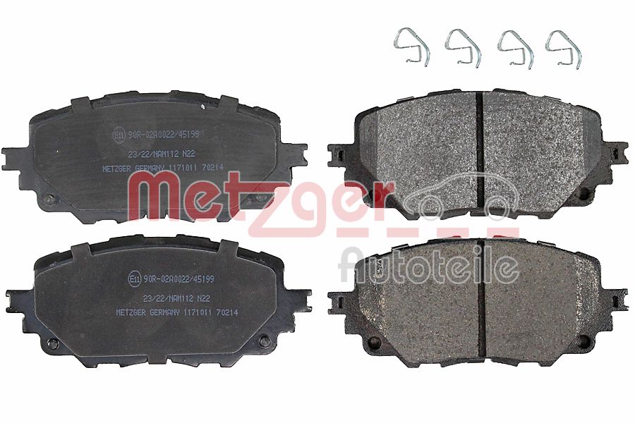 Brake Pad Set, disc brake (1171011)