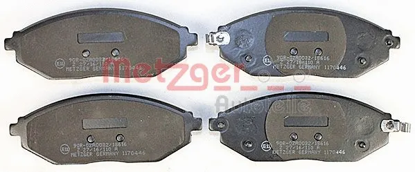 Brake Pad Set, disc brake (1170446)