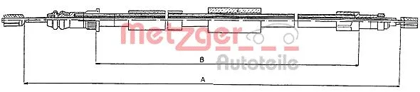 Cable Pull, parking brake (10.4571)