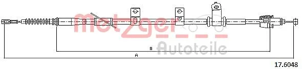 Cable Pull, parking brake (17.6048)