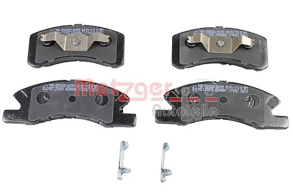 Brake Pad Set, disc brake (1170767)