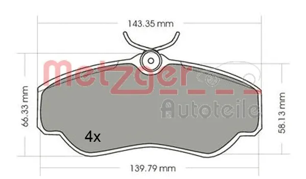 Brake Pad Set, disc brake